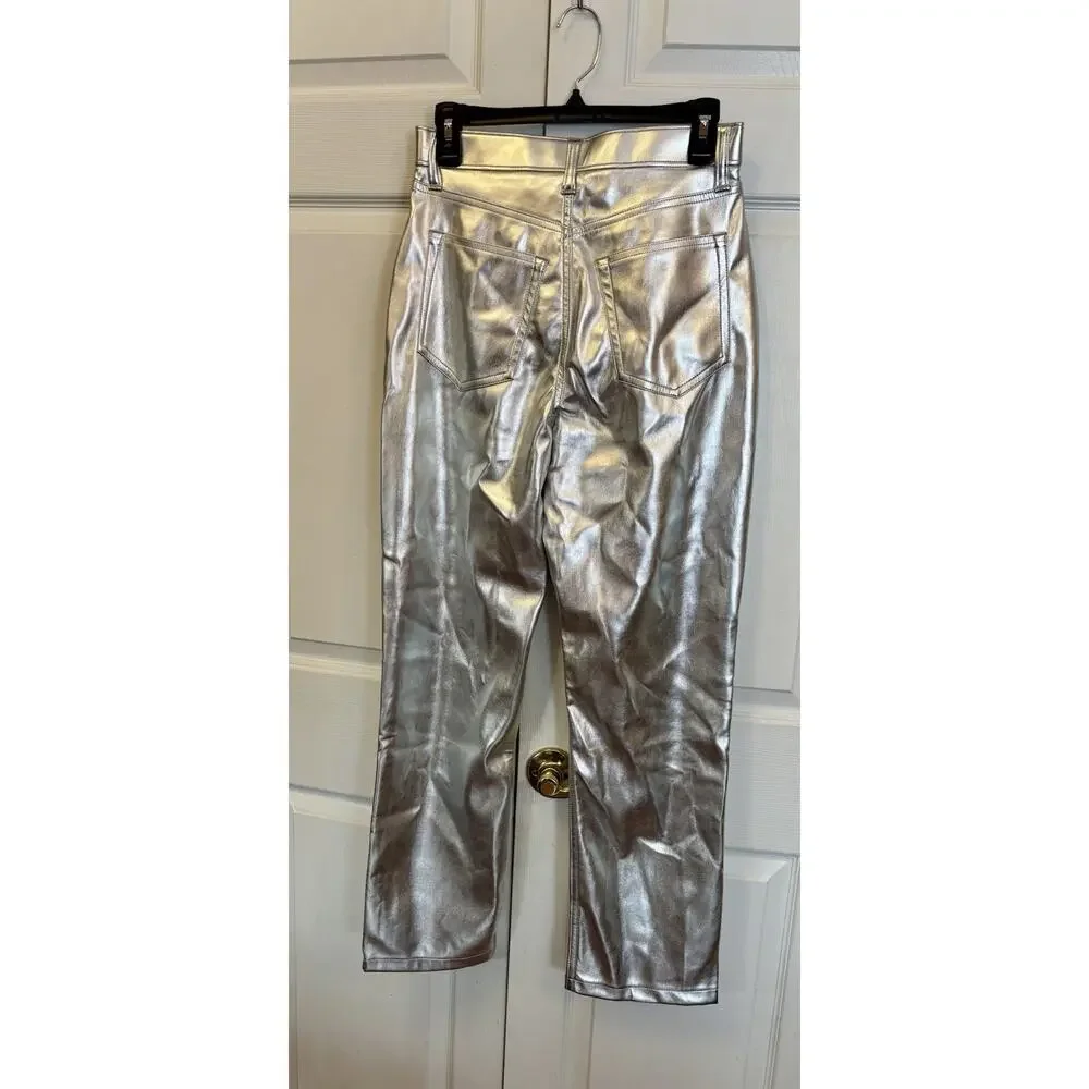 NWT Abercrombie fitch Silver Jeans Sz 28/6 Curve Love90s Straight High Rise NEW - Picture 8 of 9